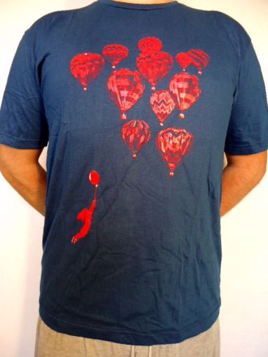 Imagen de Camiseta (chica globos azul)