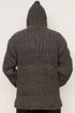 Imagen de Chaqueta de lana  CV (canalé gris oscuro)