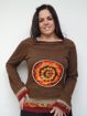 Imagen de Blusa chica otoño primavera flor hippie