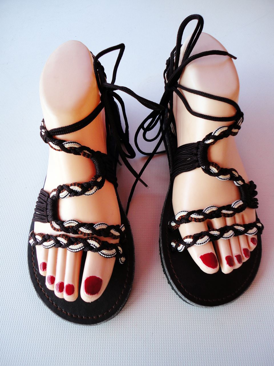 sandalia artesana de hilo | Usurkya Ropa Etnica hippie casual