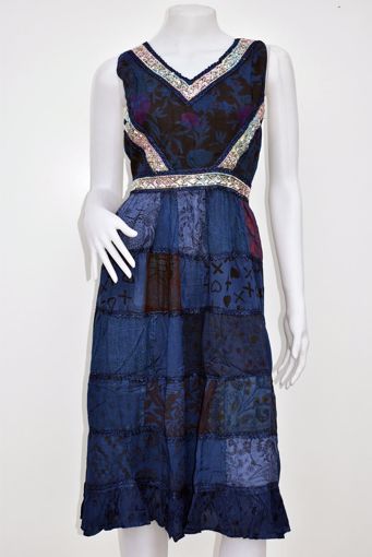 Imagen de Vestido Zingaro azul (138)