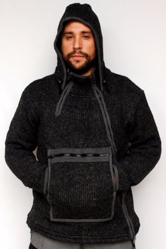 chaqueta canguro