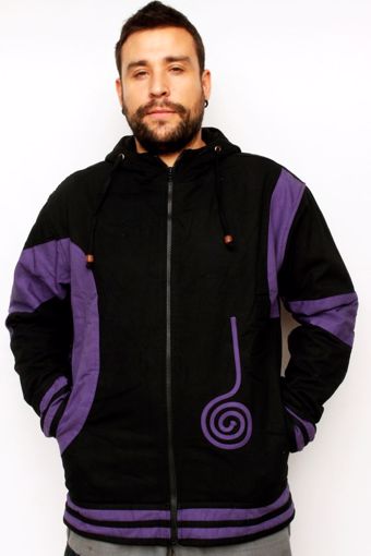 Imagen de Chaqueta de algodón (espiral morado)