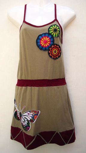 Imagen de Vestido verano tirantes mariposa (varios colores)