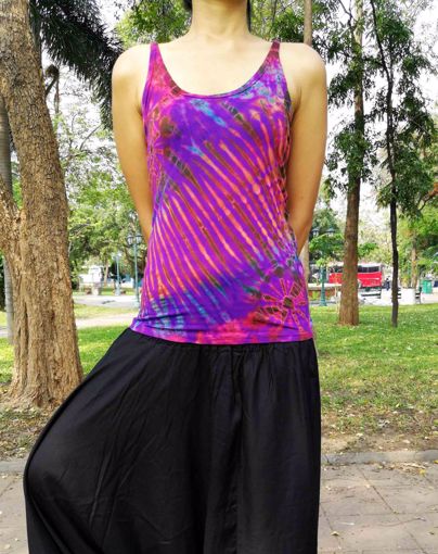 Imagen de Top tie dye morado