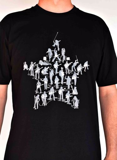 Imagen de Camiseta estrella musical