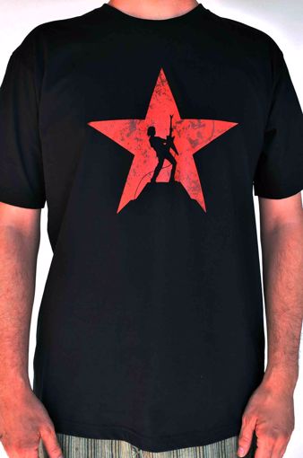 Imagen de camiseta estrella roja