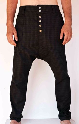 Imagen de Pantalón algodón 6 botones oscuro