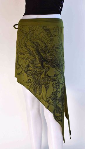 Imagen de Mini falda medusa verde