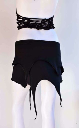 Imagen de Minifalda jirones negro