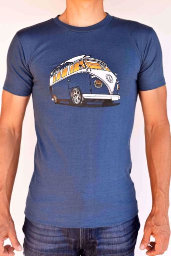 Camiseta volkswagen azul